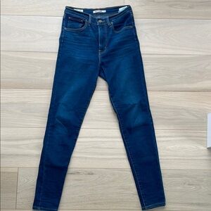 Levi's Blue Skinny Jeans High-Rise Stretch